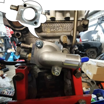 Coolant reroute kit for mazda mx-5 na/nb/nbfl miata