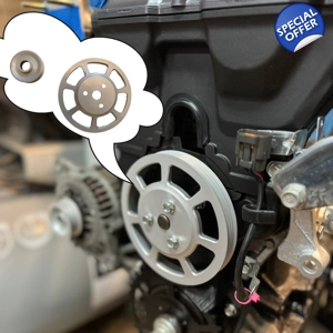 Billet CNC Water Pump And Alternator Pulley For Mazda MX-5 Miata NB / NBFL