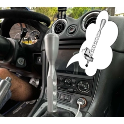 Billet cnc aluminum short shifter kit for Mazda mx5 miata na nb 5/6 speed
