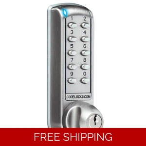 Electronic Slm Shut Lock with Key Override