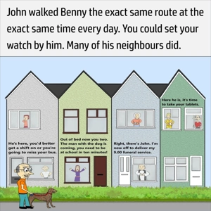 A dog walker card, funny customisable dog walking card - A..
