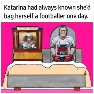 Footballer funny WAG card - Wives and girlfriends card - S..