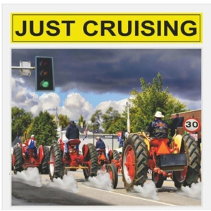 Tractor boy racer card - Car lover or car enthusiast just cruising - Customisable for petrolhead rac
