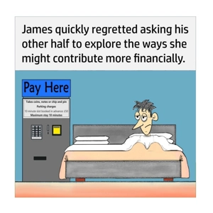 Couple's funny finances card - Customisable couple financi..