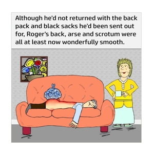 Back sack and crack wax funny card - Funny customisable ha..