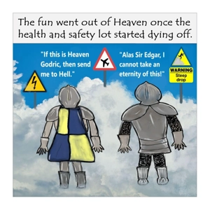 Funny Health and Safety card - Personalised H&S joke birth..