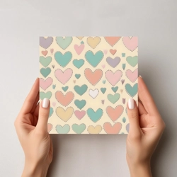 Greeting card for Valentine's day with text LL08