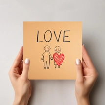 Funny couple love day card for Valentine's day LL29