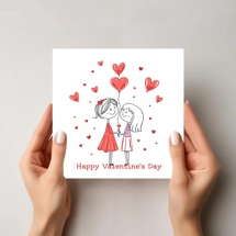 Fun Greeting Gift Ideas for Her - Valentine's day cards LL41