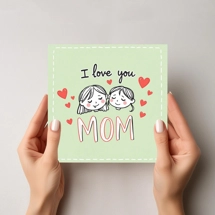 Customizable Valentine's Day Cards with Enchanting Themes LL53