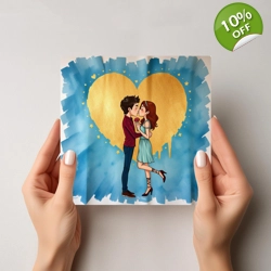 Whimsical Valentine’s Wishes – Personalized Love Message Cards