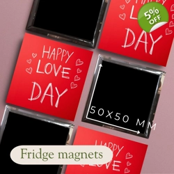 Happy Valentine's day fridge magnets LL02
