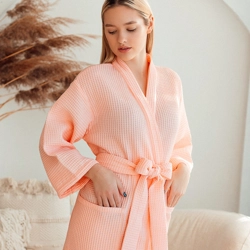 Cotton dressing gown bathrobe robe anniversary gift
