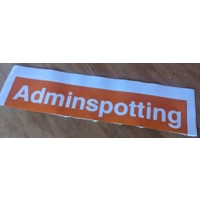 Paper Adminspotting Sticker