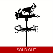 Alsatian Weathervane – German Shepherd Dog Garden Silhouette Décor