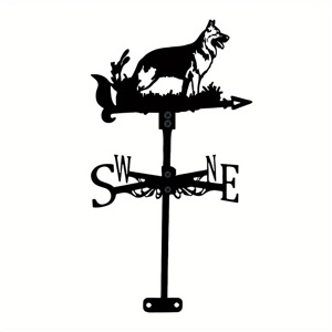 Alsatian Weathervane – German Shepherd Dog Garden Silhouette Décor