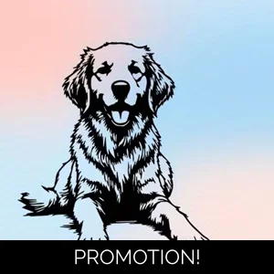 American Country Golden Retriever Metal Wall Art – Dog Silhouette Décor