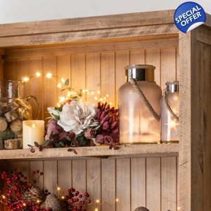 Frosted Grey Glass Lanterns with LED Lights and Rope Handle