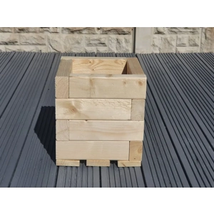 Square Wooden Garden Planter 25cm x 25cm x cm25