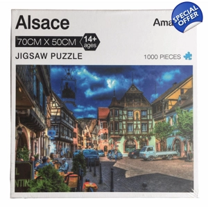 AMAZQI 1000-Piece Jigsaw Puzzle Alsace French Street