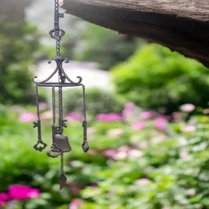 Cast Iron Key Wind Chime – Garden Hanging Decoration & Gift
