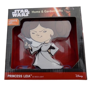 Star Wars PRINCESS LEIA Mini 3D LED Wall Light – Kids Night Light