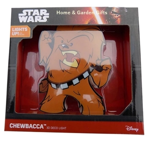 Star Wars CHEWBACCA Mini 3D LED Wall Light – Kids Night Light