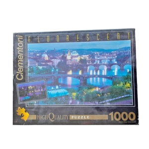 Clementoni High Quality Collection Puzzle Praga by Night fluorescent 1000 pieces