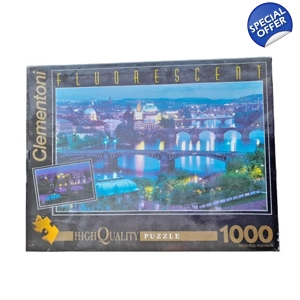 Clementoni High Quality Collection Puzzle Praga by Night fluorescent 1000 pieces