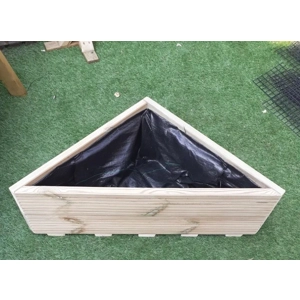 Corner Triangle Decking Planter