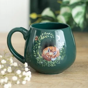 Sleeping Fox Mug 500ml – Woodland Animal Gift