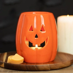 Jack-O-Lantern Halloween Pumpkin Oil Burner and Wax Warmer