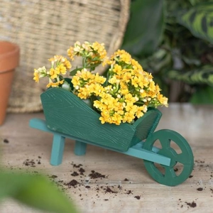 Whimsical Wheelbarrow Planter – Charming Garden Display for Flowers & Greenery