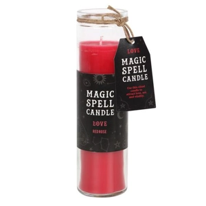 Red Rose Love Spell Candle – 7-Day Prayer Pillar Candle in Glass Jar
