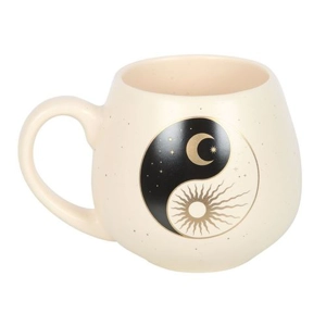 Yin and Yang Sun & Moon Ceramic Mug – Find Balance in Every Sip