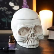 Skull Ceramic Oil Burner & Wax Melt Warmer