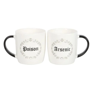 Poison & Arsenic' Couple Mug Set – A Wickedly Fun Way to Share a Brew