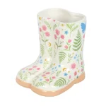 Floral Ceramic Indoor Welly Boot Planter