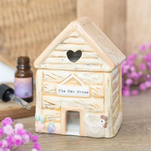 Hen House Oil Burner – Ceramic Farmhouse Wax Melt Diffuser