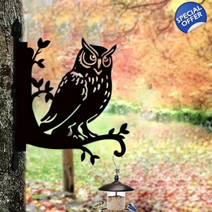 Horned Owl Ornamental Hanging Basket Brackets