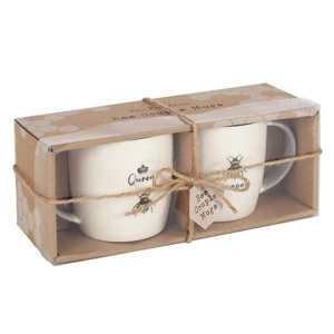 Queen Bee & Bee Keeper Mug Set