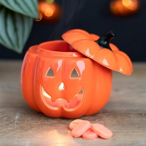 Pumpkin Oil Burner Wax Melt Warmer Halloween Jack O Lantern