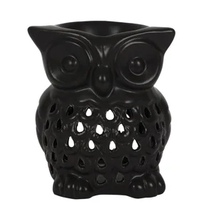Black Owl Oil Burner – Ceramic Wax Melt & Tealight Diffuser
