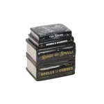 Spell Book Stack Ceramic Oil Burner – Gothic Witchy Home Fragrance