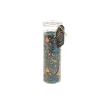 Midnight Bloom French Tulip Tall Glass Candle – Luxury Floral Candle