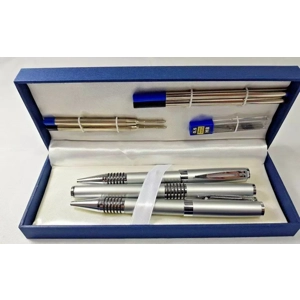 8pc Pen & Pencil Set Box (Includes Refills)