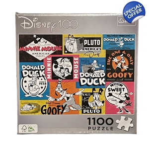 Trefl Disney 100 Puzzle: Goofy, Pluto, Donald Duck, Minnie Mouse - 1100 Pieces