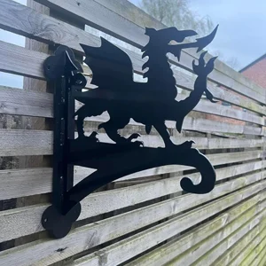 Welsh Dragon Ornamental Hanging Bracket
