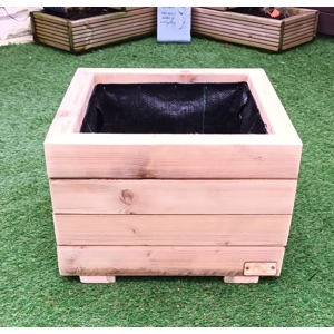 Willow Square Wooden Garden Planter
