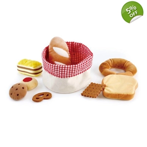 Hape Toddler Bread Basket Kitchen Role Play
